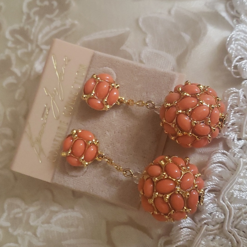 🧡NWT, Kenneth Jay Lane Designer Earrings, Couture Collection🧡